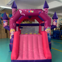 Load image into Gallery viewer, YARD Princess Bouncy Castle Inflatable Slide for Kids with Blower
