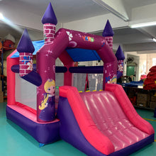 Load image into Gallery viewer, YARD Princess Bouncy Castle Inflatable Slide for Kids with Blower
