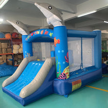 Load image into Gallery viewer, YARD Dolphin Inflatable Jumping House for Child
