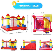 Load image into Gallery viewer, YARD Bounce House Jumper Castle 13.1&#39;Lx12.5&#39;Wx8.2&#39;H with Blower - Yardinflatable
