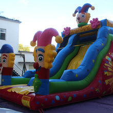 Load image into Gallery viewer, YARD Happy Clown Inflatable Slide Bouncer PVC Material
