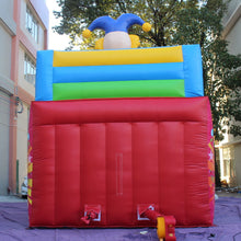 Load image into Gallery viewer, YARD Happy Clown Inflatable Slide Bouncer PVC Material
