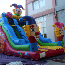 Load image into Gallery viewer, YARD Happy Clown Inflatable Slide Bouncer PVC Material
