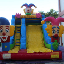 Load image into Gallery viewer, YARD Happy Clown Inflatable Slide Bouncer PVC Material
