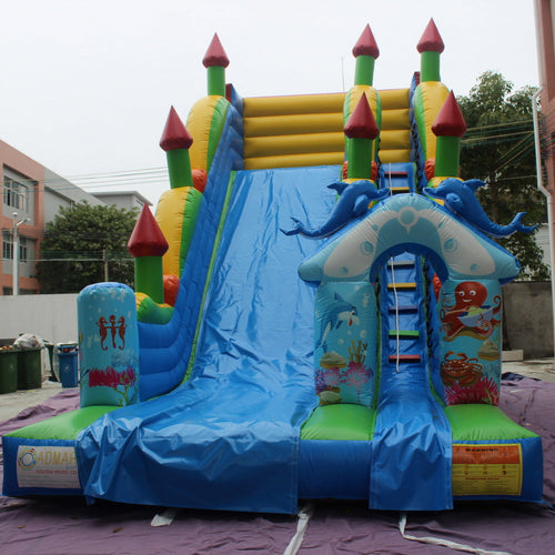 YARD Ocean Commercial  Bounce House Inflatable Slide