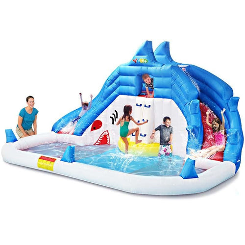 YARD 8033 Shark inflatable water slide bounce house - Yardinflatable